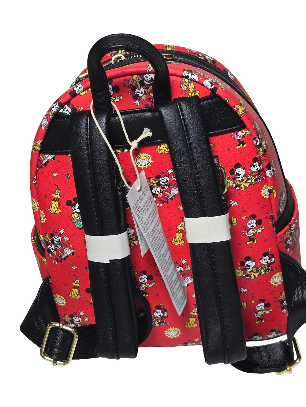 Disney Parks Loungefly Mickey Minnie Pluto Mini Backpack NWT - Picture 3 of 6